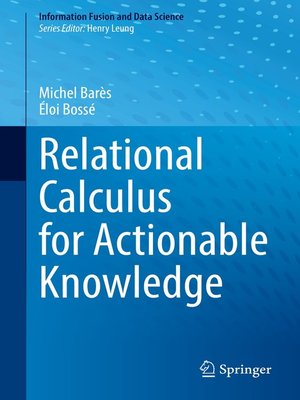 cover image of Relational Calculus for Actionable Knowledge